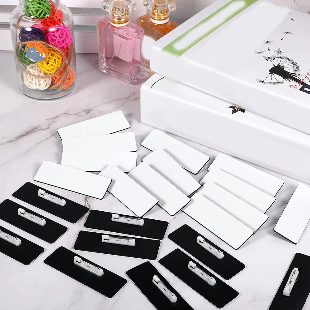 16pcs Blank Name Tags Density Board Pins Any Fabric School Office Use Small Size Easy Storage
16pcs Blank Name Tags Density Board Pins Any Fabric School Office Use Small Size Easy Storage