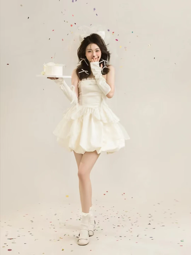 Birthday Theme Ballet Girl Korean Style Photography Costume Sweet Personality Artistic Portrait Clothing Stage Performance Dress
Birthday Theme Ballet Girl Korean Style Photography Costume Sweet Personality Artistic Portrait Clothing Stage Performance Dress
