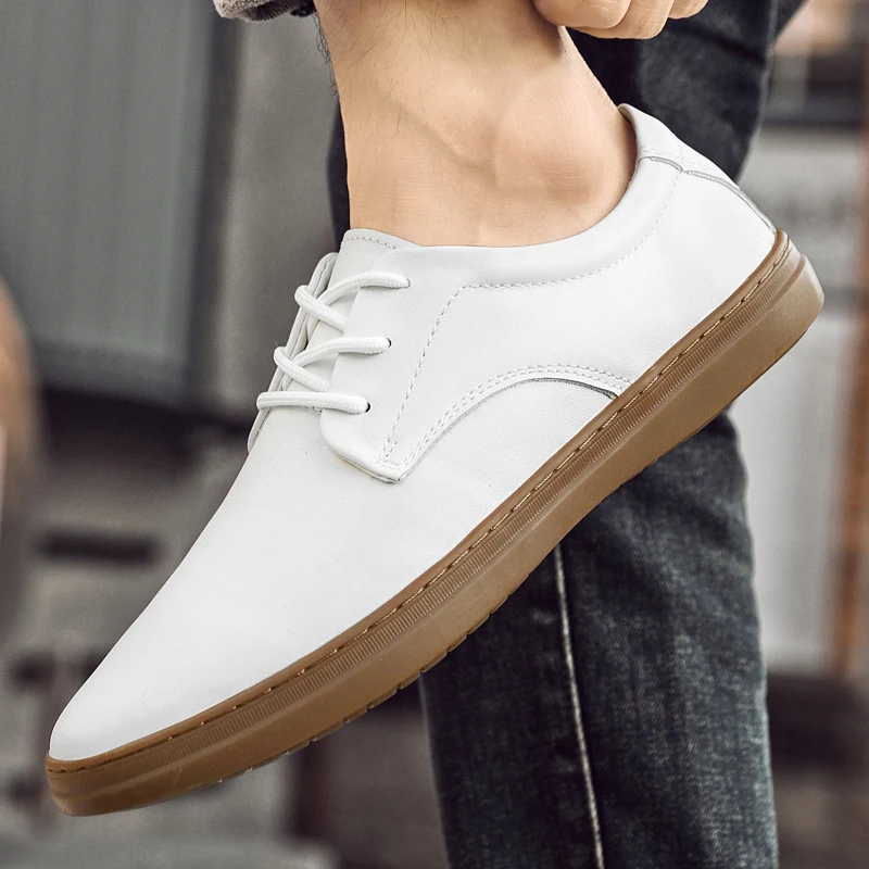 Business white men's shoes High quality genuine leather style Leisure Party Daily office Outdoor adult shoes 37-45 Versatile
Business white men's shoes High quality genuine leather style Leisure Party Daily office Outdoor adult shoes 37-45 Versatile