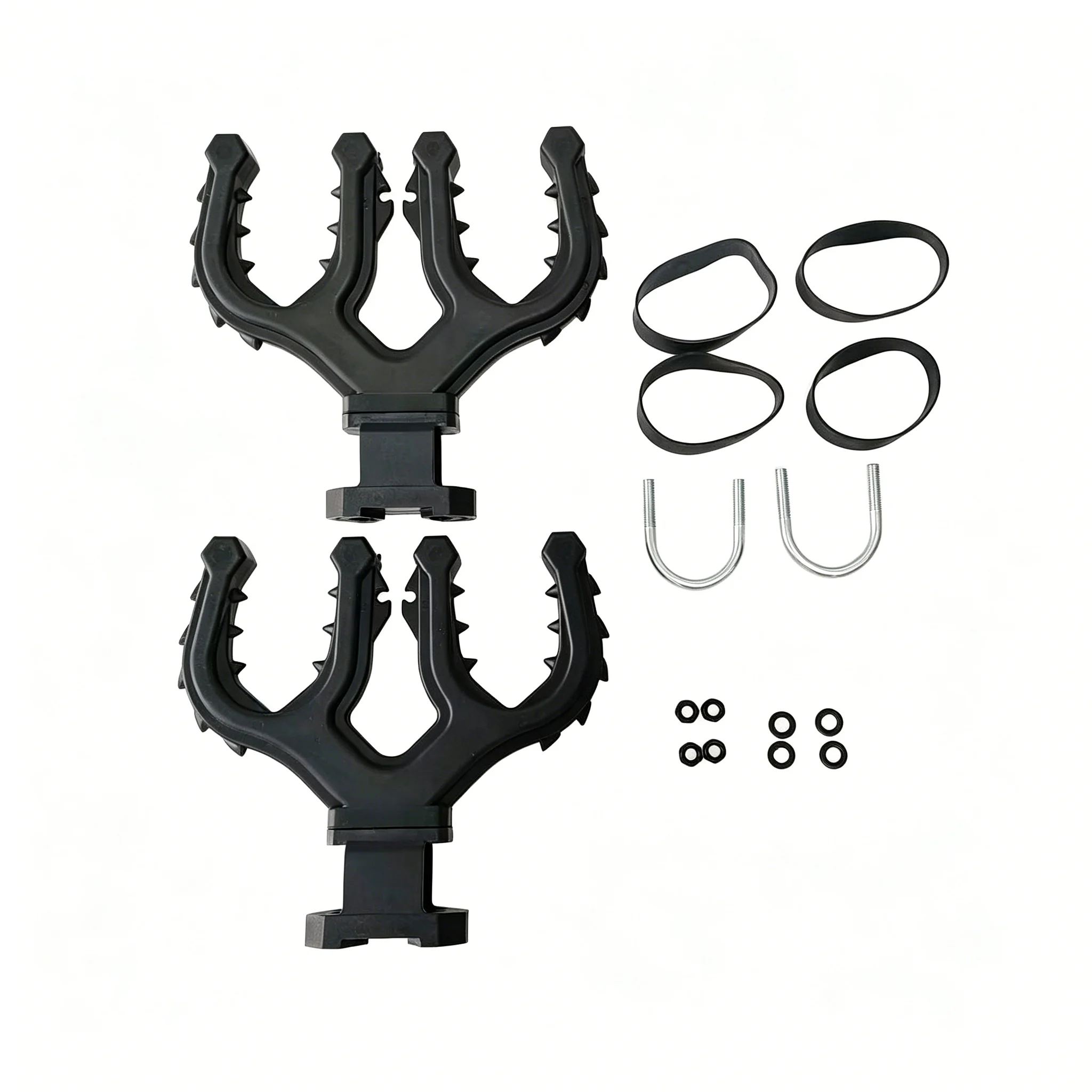 Double Hook ATV Gun & Bow Rack Non-Slip Serrated Claws
Double Hook ATV Gun & Bow Rack Non-Slip Serrated Claws