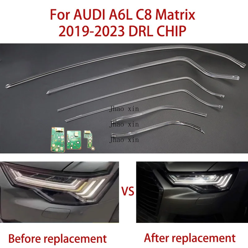 Автомобильная фара DRL CHIP, направляющая полоса, белый чип «ангельский глаз» для Audi A6 C8, матричный модуль балласта передней фары 2019-2023
Автомобильная фара DRL CHIP, направляющая полоса, белый чип «ангельский глаз» для Audi A6 C8, матричный модуль балласта передней фары 2019-2023