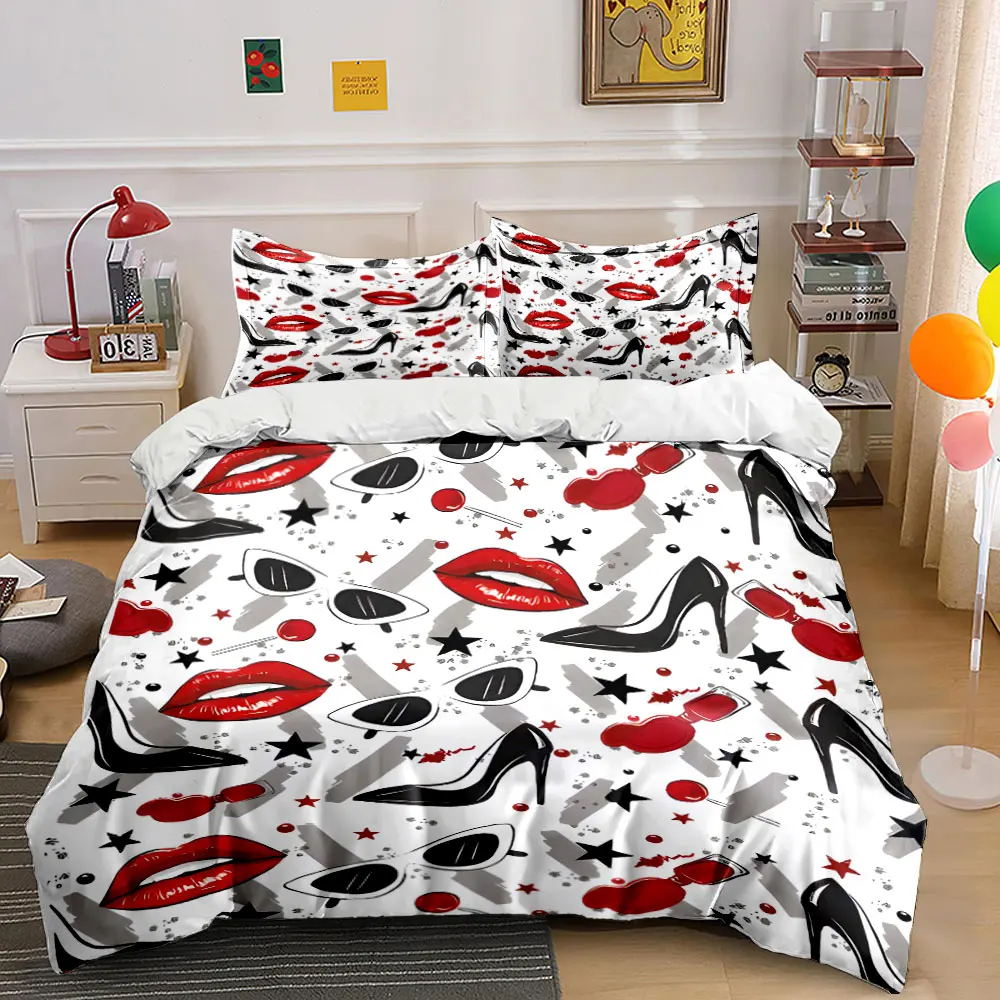Stylish elements patchwork design Duvet Cover Set with 3D Printing Design Soft Polyester Bedding Set All-Season Comfort
Stylish elements patchwork design Duvet Cover Set with 3D Printing Design Soft Polyester Bedding Set All-Season Comfort