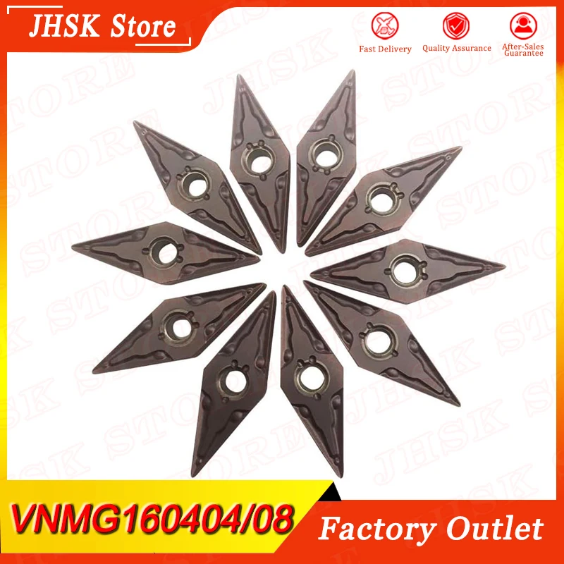 10pcsVNMG160404/08 carbide cutting tool inserts Indexable external Turning Inserts for Cutting Stainless Boring Bar tool holders
10pcsVNMG160404/08 carbide cutting tool inserts Indexable external Turning Inserts for Cutting Stainless Boring Bar tool holders