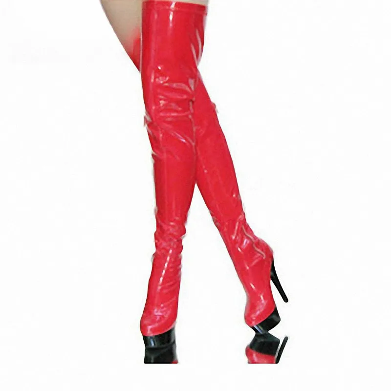 Women Boot Over The Knee Sexy and Gorgeous Solid Color Super High Heels Nightclub Model Elastic Boots 15CM Stiletto Women Shoes
Women Boot Over The Knee Sexy and Gorgeous Solid Color Super High Heels Nightclub Model Elastic Boots 15CM Stiletto Women Shoes