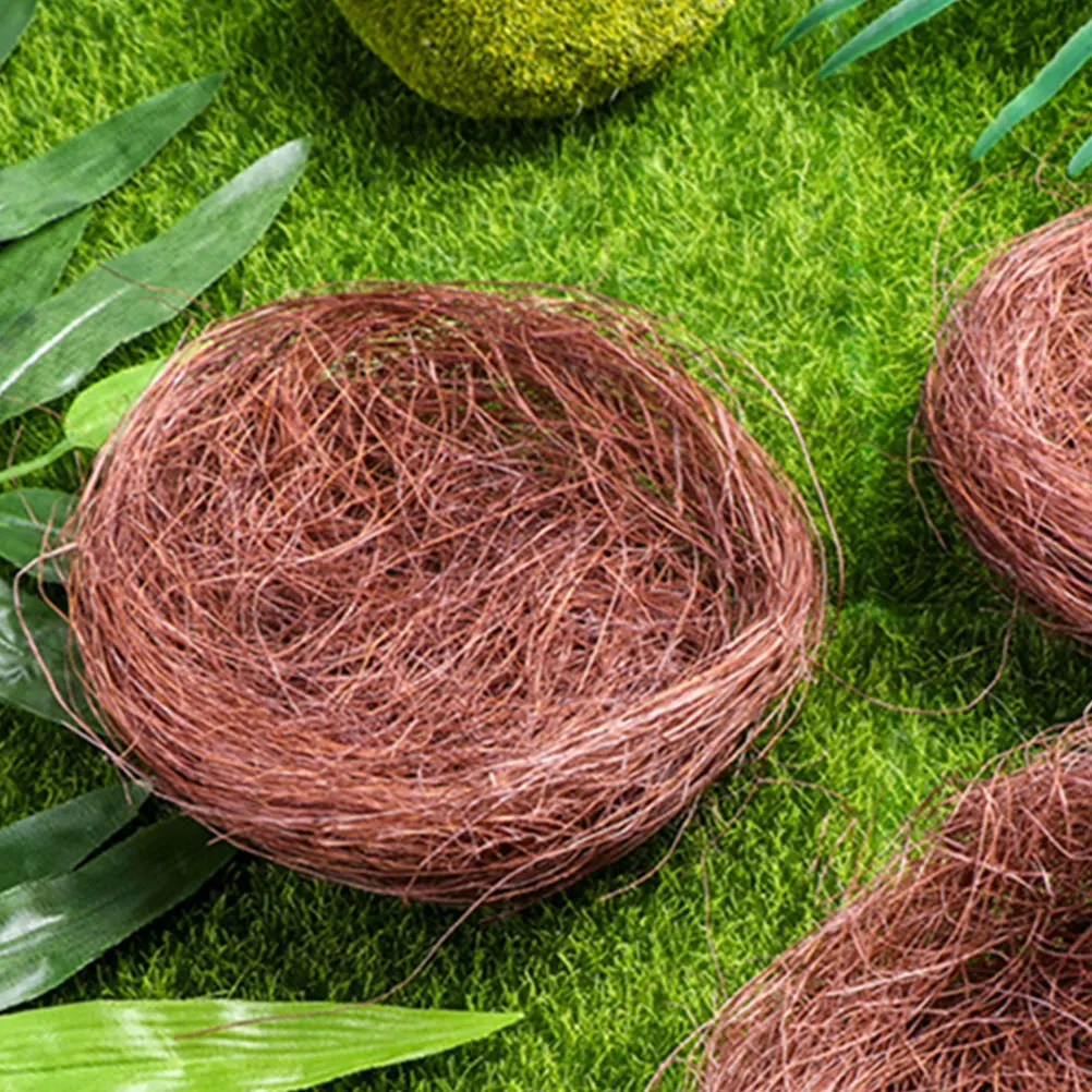 8pcs Simulated Bird Nest Decorative Ornaments for Crafts Hemp Silk Material Mini Garden Easter Supplies Christmas Decor
8pcs Simulated Bird Nest Decorative Ornaments for Crafts Hemp Silk Material Mini Garden Easter Supplies Christmas Decor