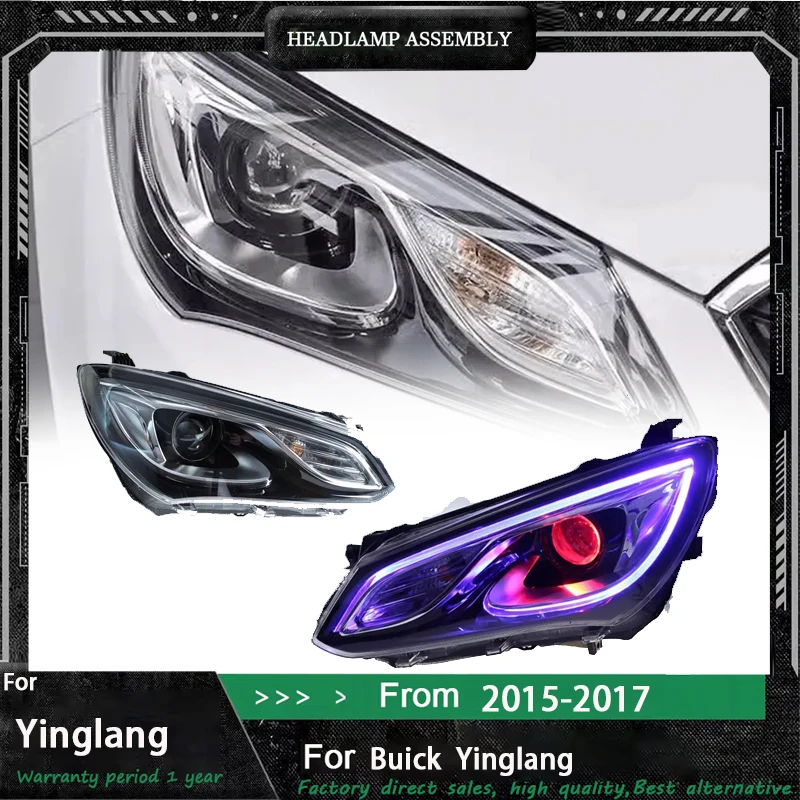 Car Headlights For Buick New Yinglang LED Headlight 2015-17 Headlights LED daytime running light Devil's Eye high-end xenon la
Car Headlights For Buick New Yinglang LED Headlight 2015-17 Headlights LED daytime running light Devil's Eye high-end xenon la