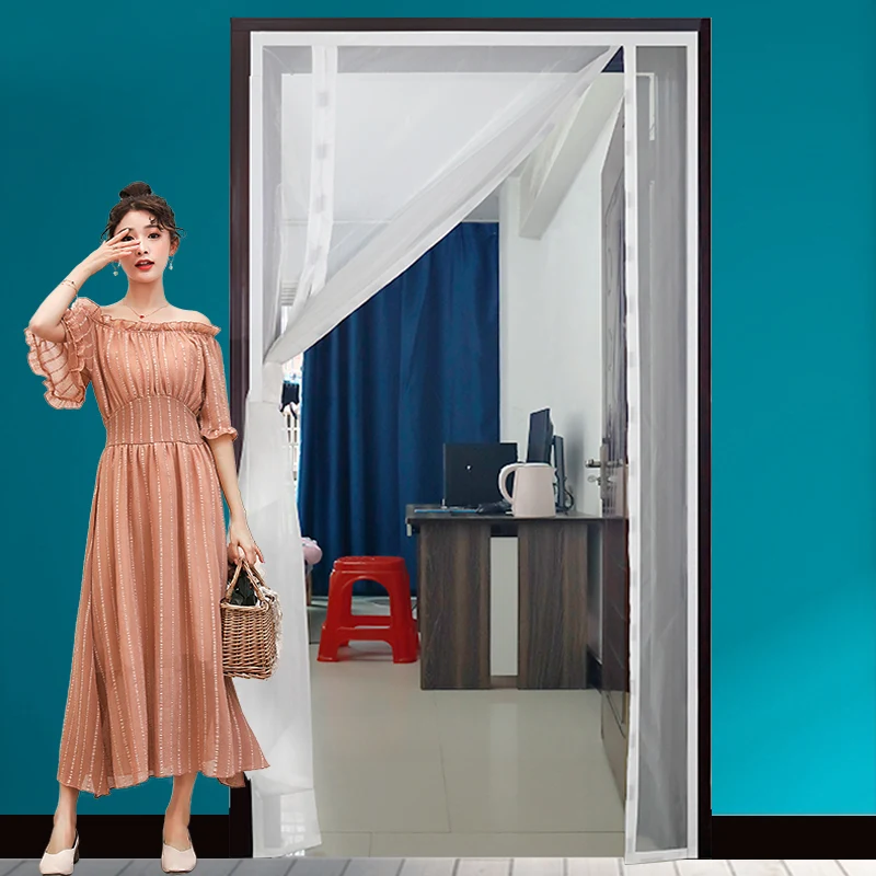 White Magnetic Curtain Anti Mosquito Net Door Window Screen Insect Mesh Custom Size Easy Installation Side Open Automatic Close
White Magnetic Curtain Anti Mosquito Net Door Window Screen Insect Mesh Custom Size Easy Installation Side Open Automatic Close