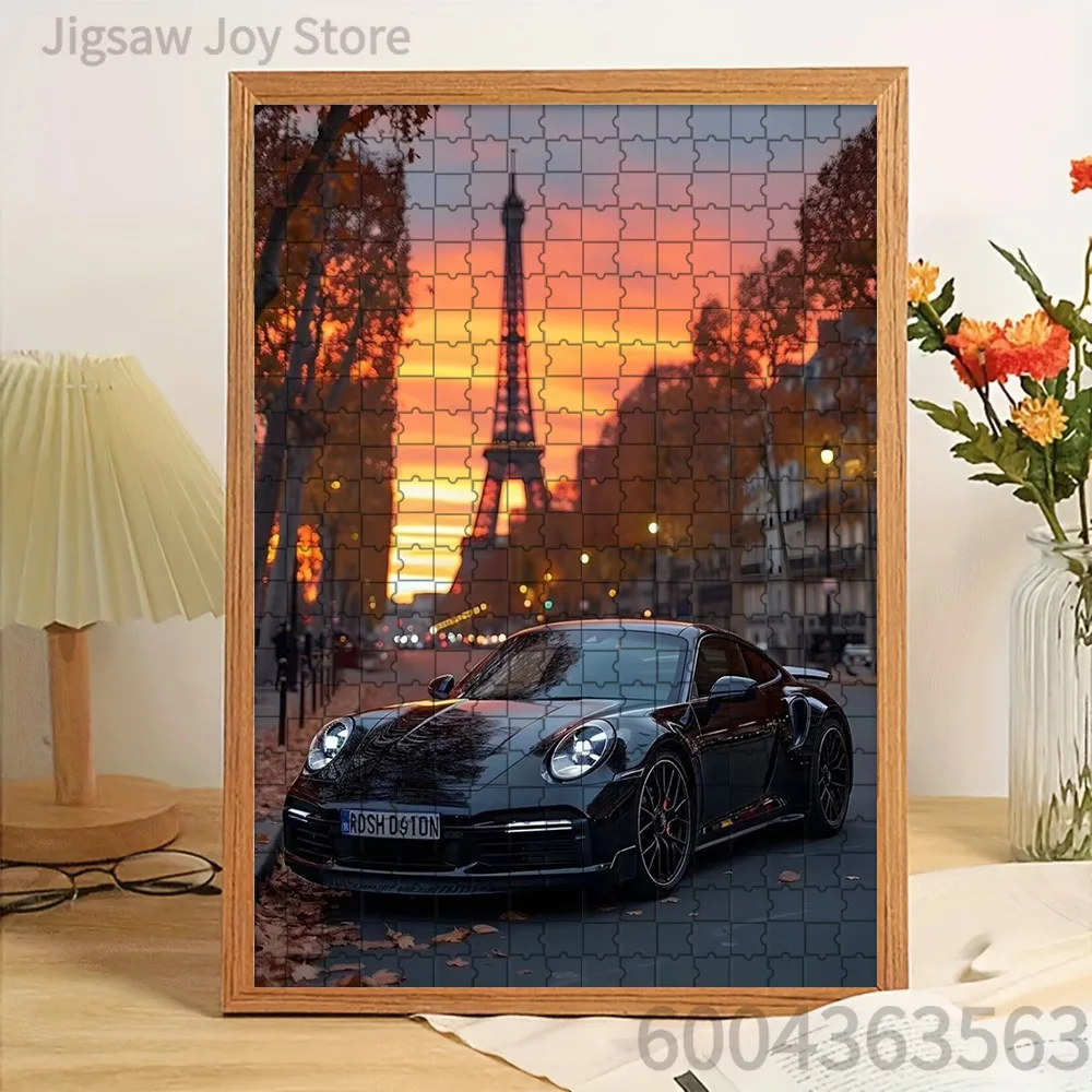 Paper Jigsaw Puzzle Black Porsche 911 with Eiffel Tower at Sunset Paris Street View Artwork Brain Teaser
Paper Jigsaw Puzzle Black Porsche 911 with Eiffel Tower at Sunset Paris Street View Artwork Brain Teaser