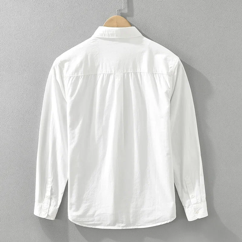 Casual Long Sleeve White Shirt Men Spring Summer New Mens Shirts Cotton Loose Top Patchwork Printed Shirt Korean Fashion Clothes
Casual Long Sleeve White Shirt Men Spring Summer New Mens Shirts Cotton Loose Top Patchwork Printed Shirt Korean Fashion Clothes