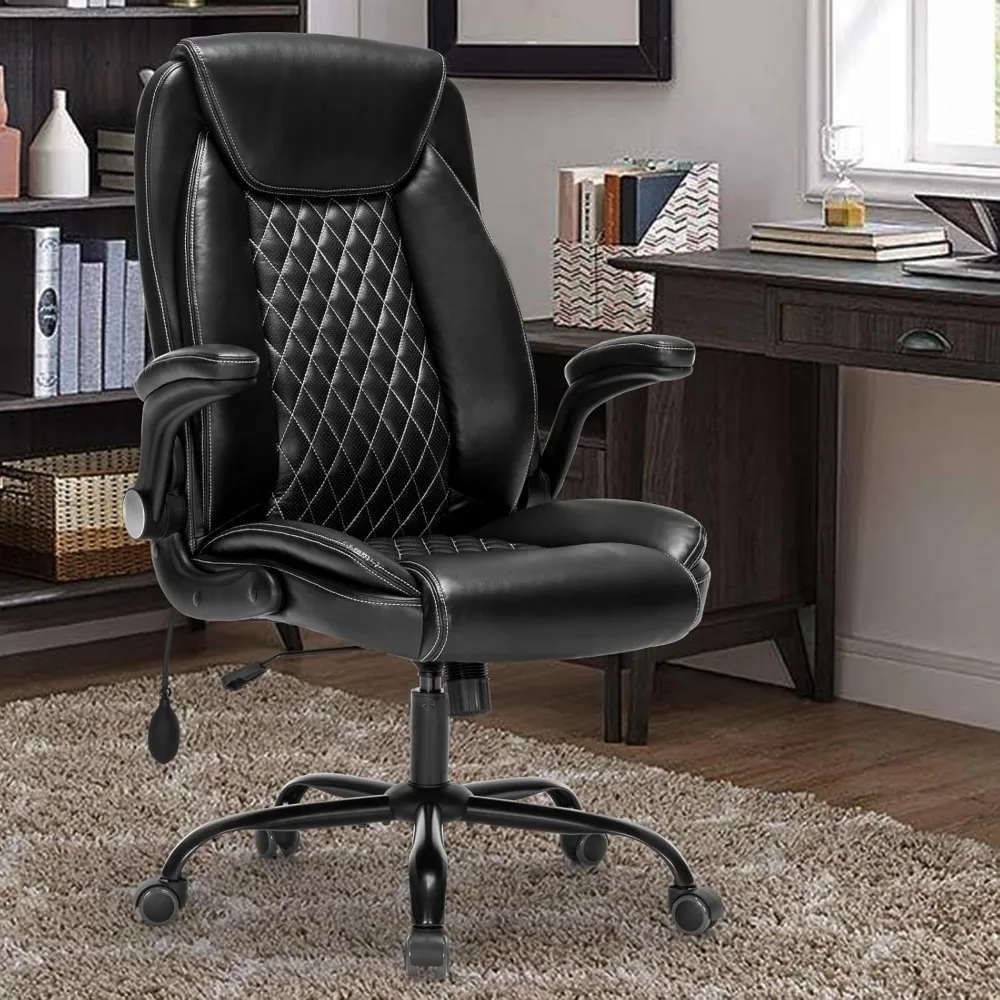 Big and Tall Office Chair,300lbs Wide Seat Executive Desk Chair,PU Leather Ergonomic Computer Chair with Adjustable Lumbar Suppo
Big and Tall Office Chair,300lbs Wide Seat Executive Desk Chair,PU Leather Ergonomic Computer Chair with Adjustable Lumbar Suppo