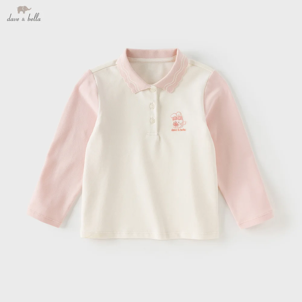 Dave Bella Girls' Long Sleeves Polo Shirt Autumn Gentle Sweet Cute Children's Cartoon T-shirt Baby Casual Top Outdoor DB3253495
Dave Bella Girls' Long Sleeves Polo Shirt Autumn Gentle Sweet Cute Children's Cartoon T-shirt Baby Casual Top Outdoor DB3253495