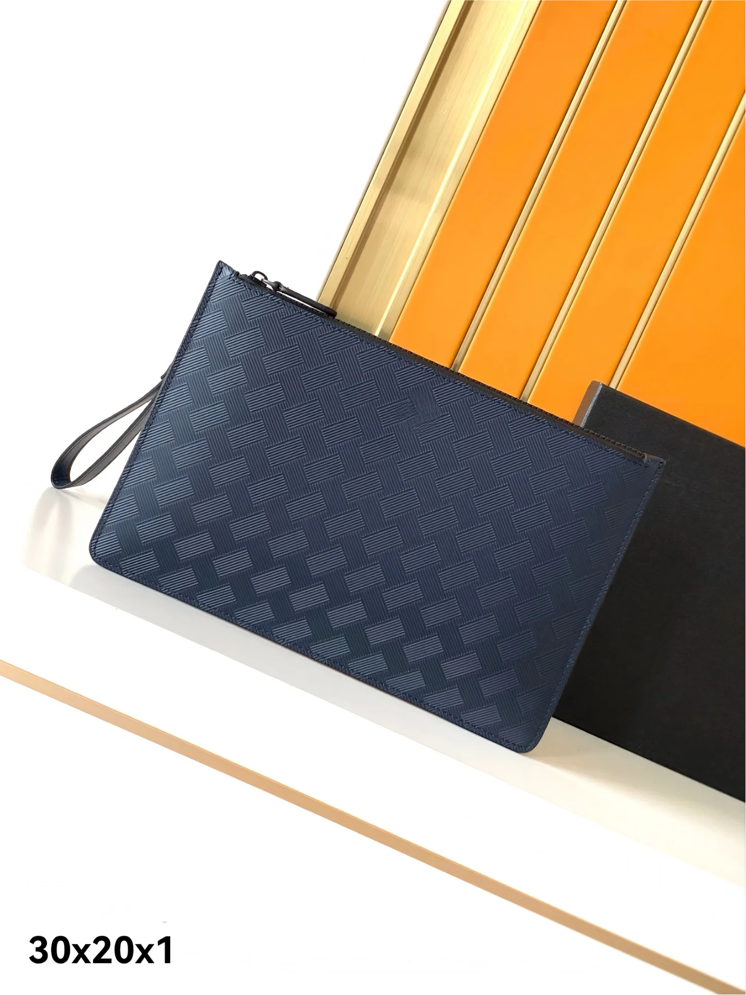Men's Embossed Leather Clutch Bag with Card Holders, Large Capacity Zipper Wristlet Slim Handy Man Purse for Daily Business Use
Men's Embossed Leather Clutch Bag with Card Holders, Large Capacity Zipper Wristlet Slim Handy Man Purse for Daily Business Use