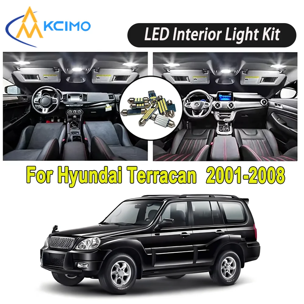 New Light Bulb For Hyundai Terracan (2001-2008) Premium Bright LED Interior Dome Map Trunk Light Kit Car Led Lamps Canbus Car
New Light Bulb For Hyundai Terracan (2001-2008) Premium Bright LED Interior Dome Map Trunk Light Kit Car Led Lamps Canbus Car