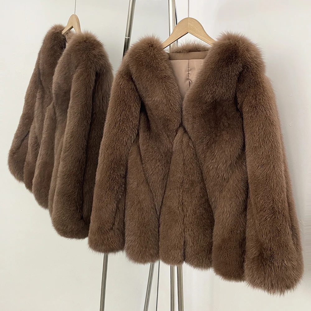 Fox Natural Fur Coat Autumn Women's Winter Jacket with Hood New in Coats & Jackets Korean Style Parka with Fur Warm Outer Ladies
Fox Natural Fur Coat Autumn Women's Winter Jacket with Hood New in Coats & Jackets Korean Style Parka with Fur Warm Outer Ladies