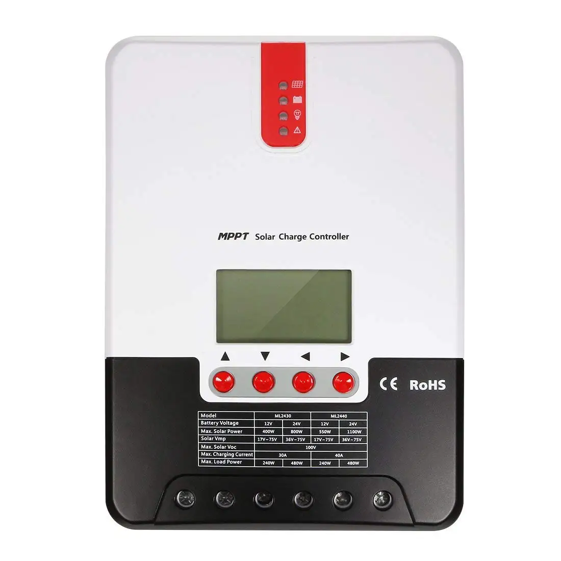 Y&H 20A MPPT Solar Charge Controller 12V 260W 24V 520W Solar Panel for Battery Charging Regulator with LCD Display
Y&H 20A MPPT Solar Charge Controller 12V 260W 24V 520W Solar Panel for Battery Charging Regulator with LCD Display
