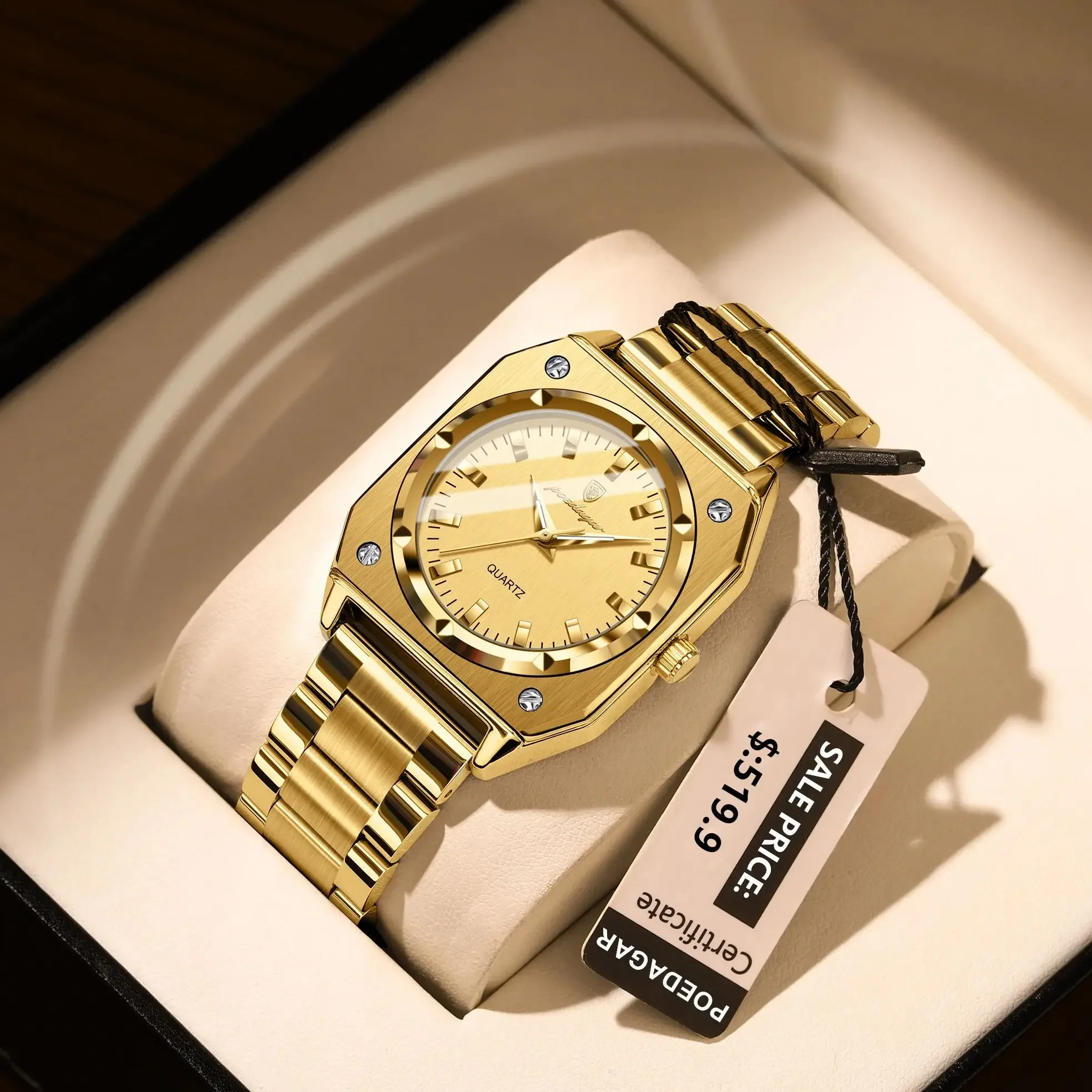 POEDAGAR Luxury Elegant Square Ladies Watch Waterproof Luminous Watch for Woman Stainless Steel Quartz Women's Watches Reloj+box
POEDAGAR Luxury Elegant Square Ladies Watch Waterproof Luminous Watch for Woman Stainless Steel Quartz Women's Watches Reloj+box