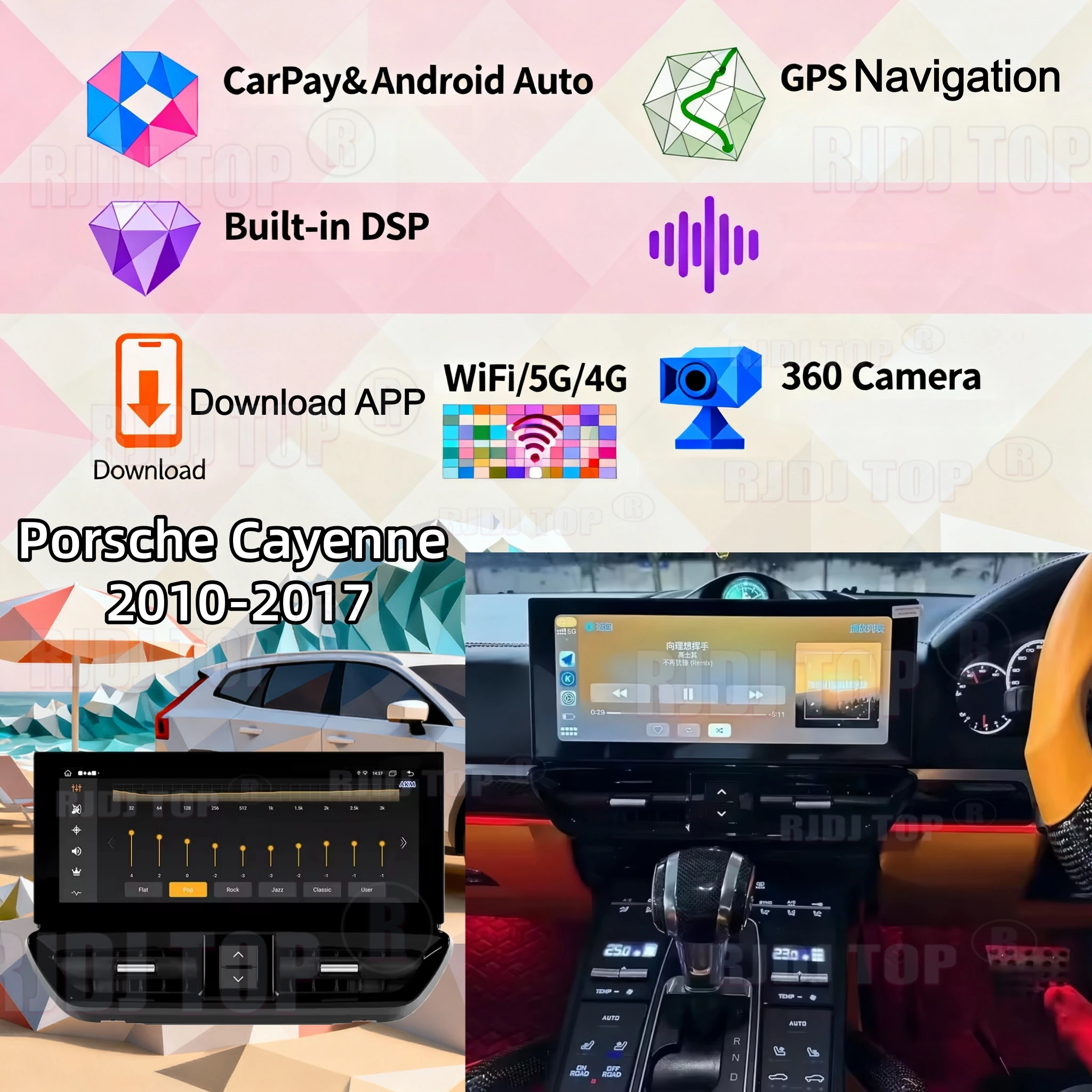 12.3Inch For Porsche Cayenne 2010-2017 Android Auto Screen Stereo Carplay Multimedia Video Player GPS Navi Car Radio Head Unit
12.3Inch For Porsche Cayenne 2010-2017 Android Auto Screen Stereo Carplay Multimedia Video Player GPS Navi Car Radio Head Unit
