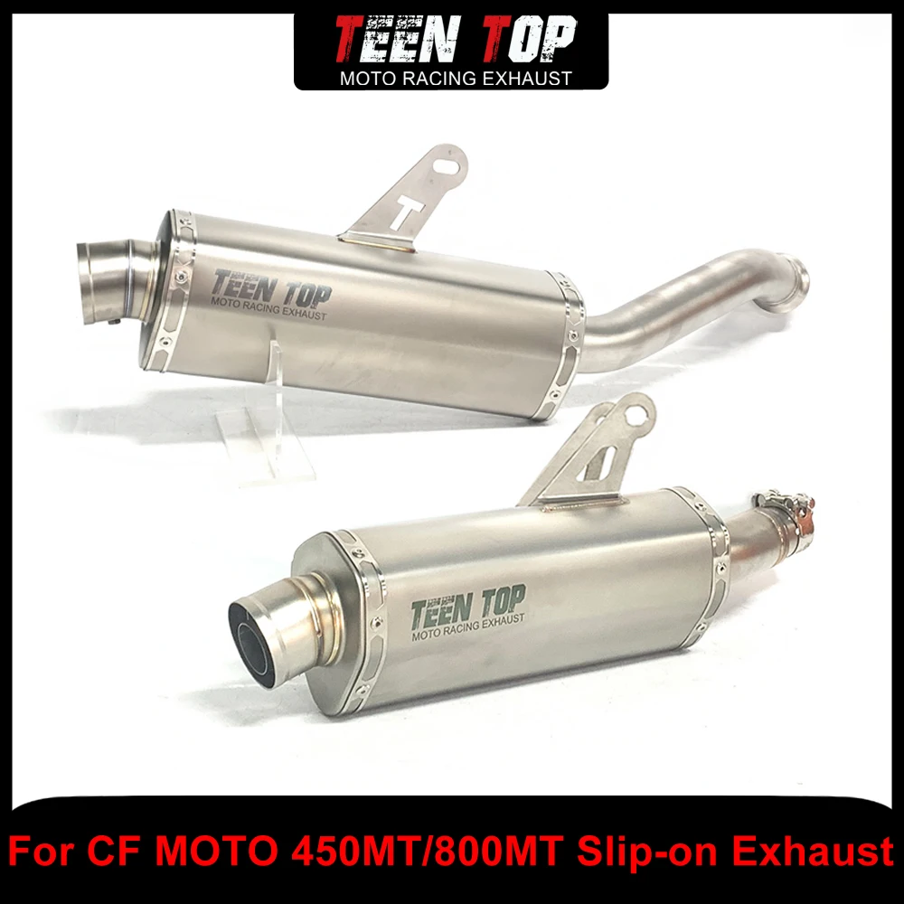 For CF MOTO 800MT 450 MT Exhaust Connecting Muffler Stainless Steel Motorcycle Escape Slip-on Exhaust 450MT 2023+ Silencieux
For CF MOTO 800MT 450 MT Exhaust Connecting Muffler Stainless Steel Motorcycle Escape Slip-on Exhaust 450MT 2023+ Silencieux