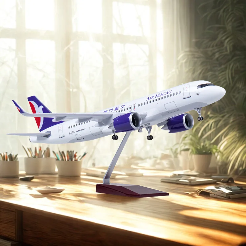 47cm A320neo Macau Airways Resin Model Airplane Diecast 1/80 Scale Planes With LED Light And Wheels Assemble Gifts Collectible
47cm A320neo Macau Airways Resin Model Airplane Diecast 1/80 Scale Planes With LED Light And Wheels Assemble Gifts Collectible