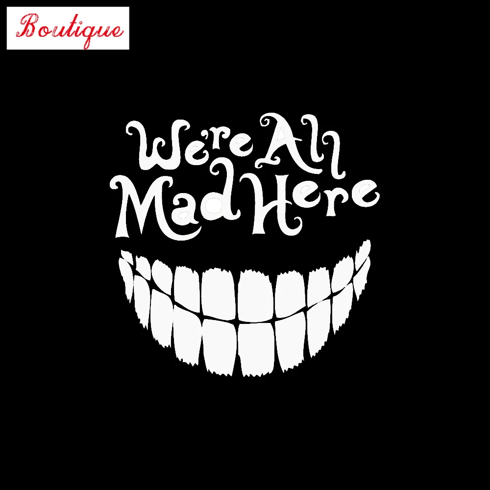 Fashion personality Alice in Wonderland Cheshire Cat Car Sticker, waterproof car cover scratch sticker, PVC, 15cm * 15cm
Fashion personality Alice in Wonderland Cheshire Cat Car Sticker, waterproof car cover scratch sticker, PVC, 15cm * 15cm