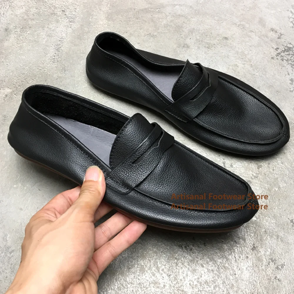 Flat Loafers Soft Leather Soft Sole Slip On Leather Casual Shoes for Men Breathable Comfortable Office Dress Shoes Men Shoes 
Flat Loafers Soft Leather Soft Sole Slip On Leather Casual Shoes for Men Breathable Comfortable Office Dress Shoes Men Shoes