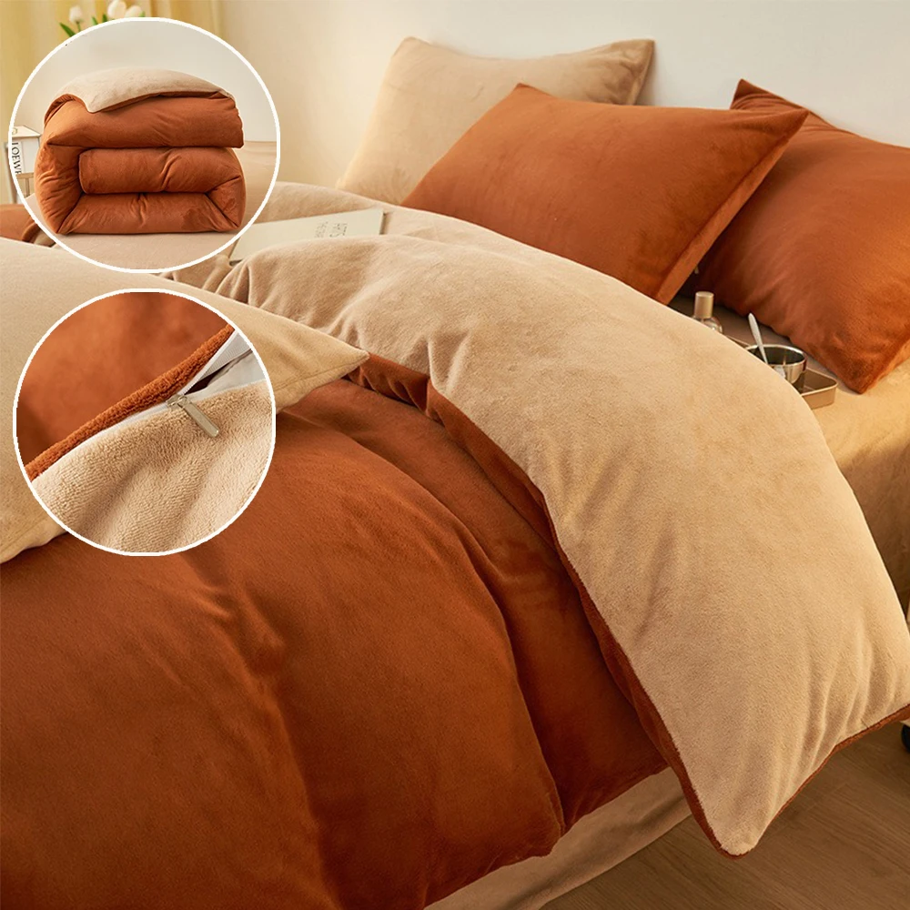 1PC Milk Velvet Solid Color Duvet Cover Winter Thickened Warm Queen Comforter Cover Double Single(No Pillowcase Sheet)
1PC Milk Velvet Solid Color Duvet Cover Winter Thickened Warm Queen Comforter Cover Double Single(No Pillowcase Sheet)