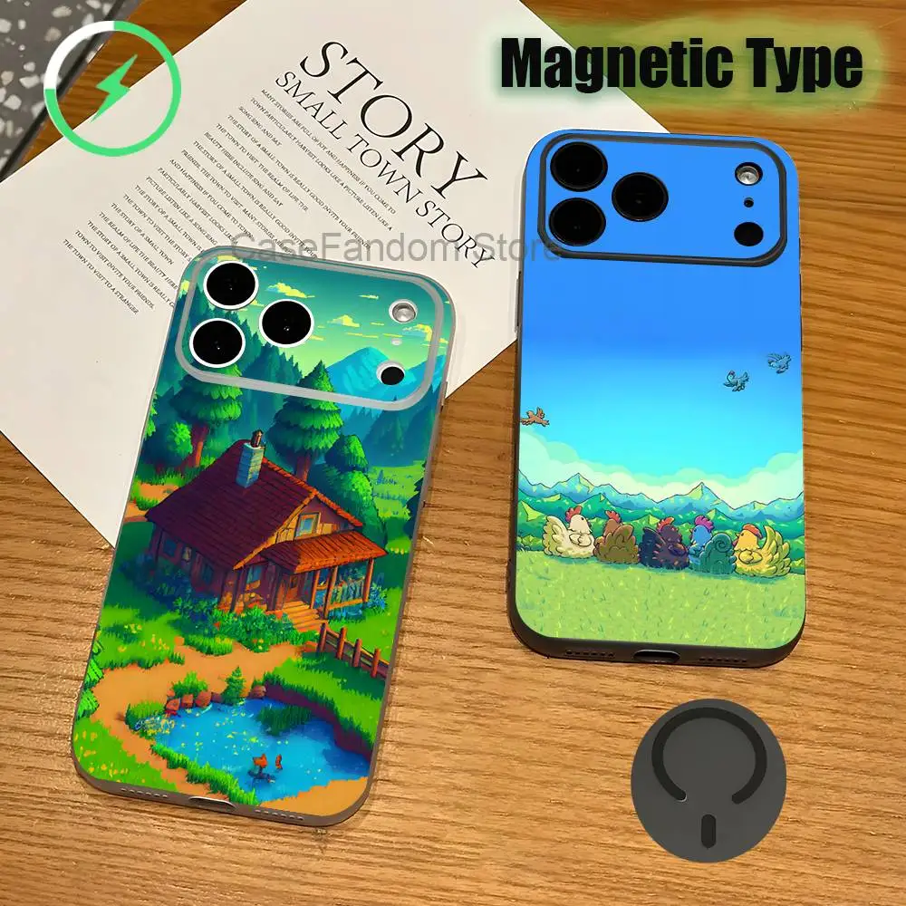 Game S-Stardew Valley For iPhone 17,16,15,14,13,12,11,Pro,Max,Plus Magnetic Wireless Charging Transparent gray Phone Case
Game S-Stardew Valley For iPhone 17,16,15,14,13,12,11,Pro,Max,Plus Magnetic Wireless Charging Transparent gray Phone Case