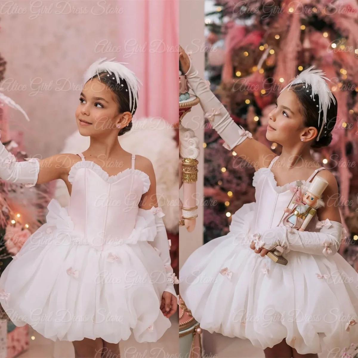 Customized Suspender Flower Girl Dresses for Wedding with Bows Knee Length First Communion Baby Kids Christmas Party Gowns
Customized Suspender Flower Girl Dresses for Wedding with Bows Knee Length First Communion Baby Kids Christmas Party Gowns