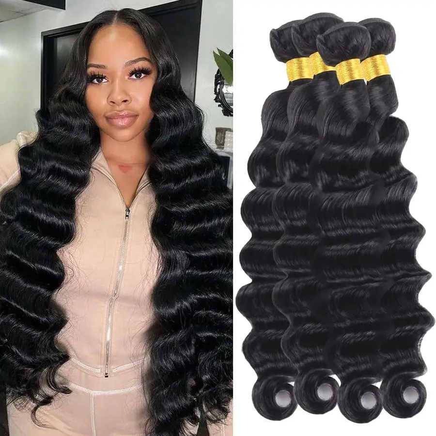 Hair Bundles Loose Deep Wave18 20 22 24 Inch100 Unprocessed Human Hair 4 Bundles Brazilian Loose Deep Wave Bundles Human Hair We
Hair Bundles Loose Deep Wave18 20 22 24 Inch100 Unprocessed Human Hair 4 Bundles Brazilian Loose Deep Wave Bundles Human Hair We