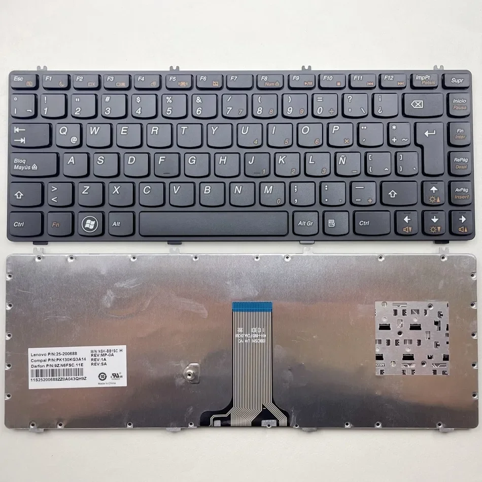 Клавиатура для ноутбука Lenovo Y470A, Y470P, Y470N, Y471, Y471A, Y471P, черная рамка
Клавиатура для ноутбука Lenovo Y470A, Y470P, Y470N, Y471, Y471A, Y471P, черная рамка