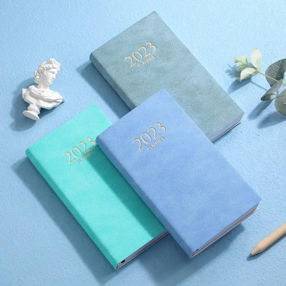 Schedule Notebook Useful Smooth Writing Textured Faux Leather Cover A6 Planner Agenda Notebook for Student
Schedule Notebook Useful Smooth Writing Textured Faux Leather Cover A6 Planner Agenda Notebook for Student