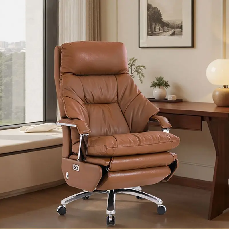 Leather Electric Massage Office Chair Home Comfortable Sedentary Nap Computer High-end Leisure Boss Chair
Leather Electric Massage Office Chair Home Comfortable Sedentary Nap Computer High-end Leisure Boss Chair