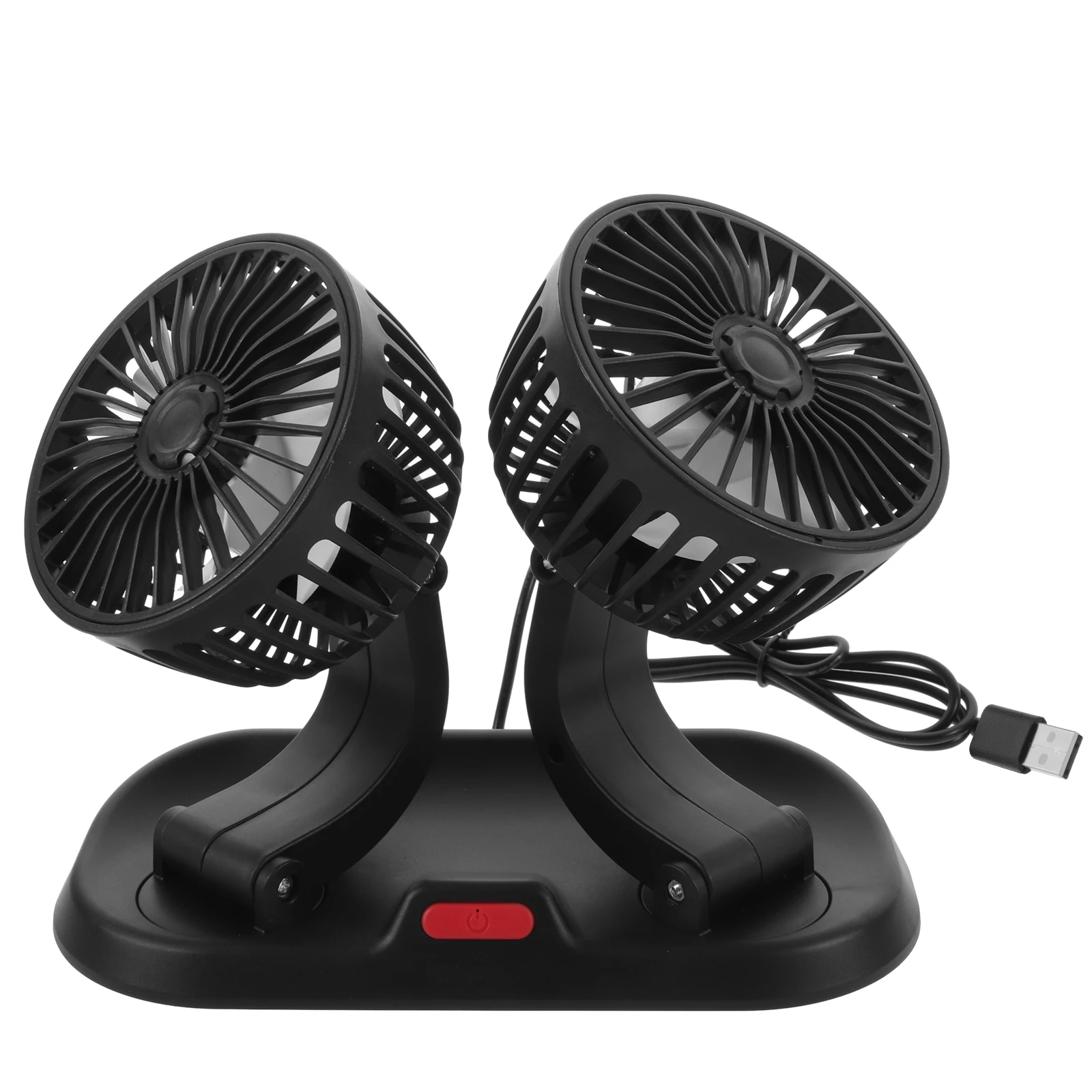 Double Headed Fan Car Dashboard Portable Fans USB Degree Rotation for Vehicle Home Office Use Cooling Air
Double Headed Fan Car Dashboard Portable Fans USB Degree Rotation for Vehicle Home Office Use Cooling Air