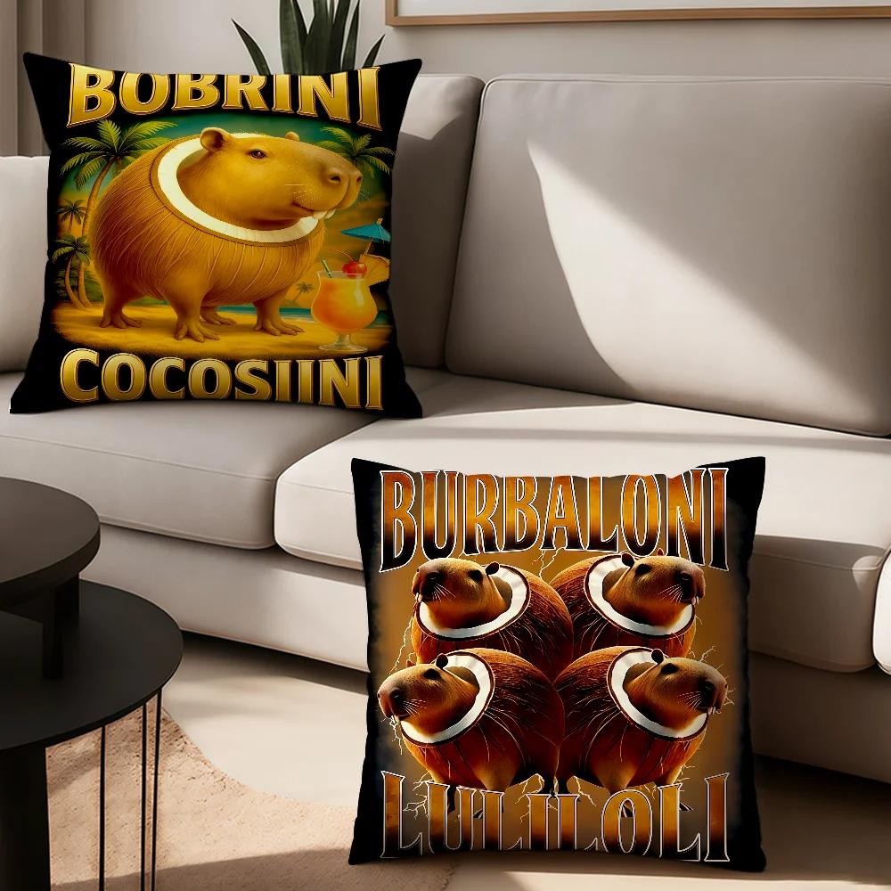 Funny Bobrini Cocosini Hot cute Pillow Case Office Cushions Suitable For Sofa Car Bedroom Decorative Cushion Cover
Funny Bobrini Cocosini Hot cute Pillow Case Office Cushions Suitable For Sofa Car Bedroom Decorative Cushion Cover
