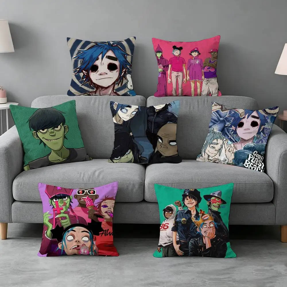 Gorillaz-z Anime Pillow cover gift High definition digital printing,Surprise vivid pattern Household.
Gorillaz-z Anime Pillow cover gift High definition digital printing,Surprise vivid pattern Household.