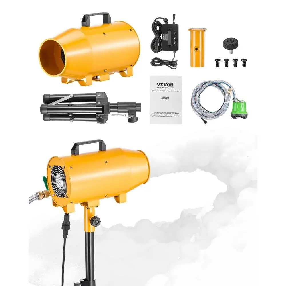 Foam Machine 180W Party Portable Foam Cannon with Submersible Pump for Birthdays Events Celebrations
Foam Machine 180W Party Portable Foam Cannon with Submersible Pump for Birthdays Events Celebrations