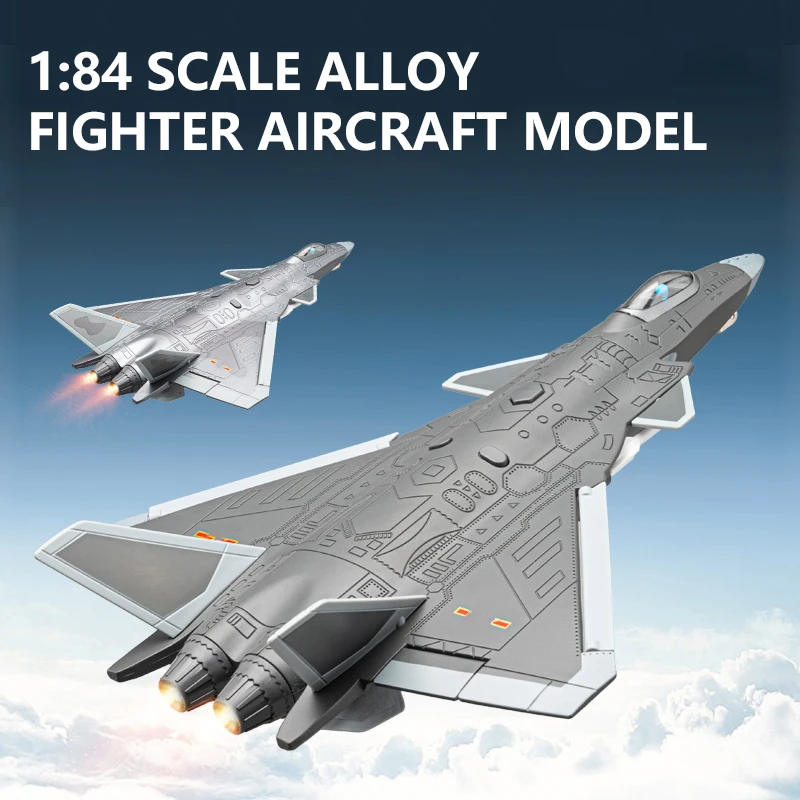 1:84 Alloy Fighter Jet Model Toy, Diecast Stealth Aircraft with Light & Sound, Pull Back Airplane Gift for Boys
1:84 Alloy Fighter Jet Model Toy, Diecast Stealth Aircraft with Light & Sound, Pull Back Airplane Gift for Boys