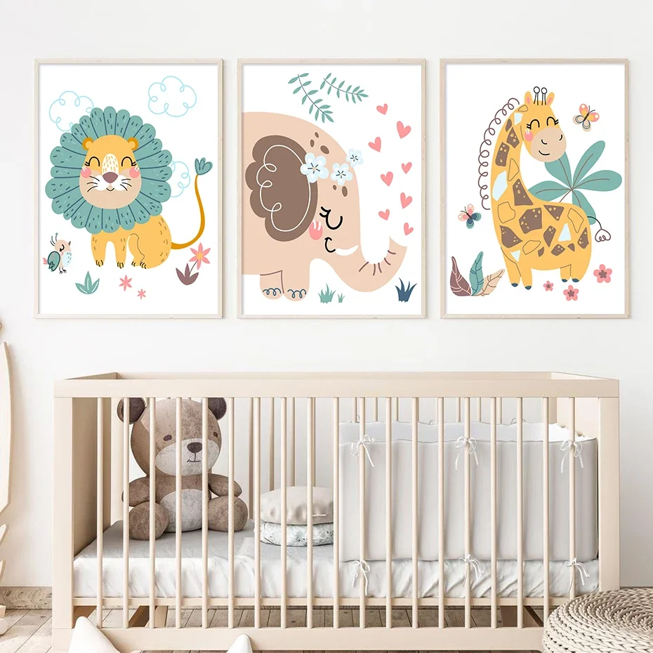 Cartoon Cute Lion Elephant Animal Nursery Poster Print Canvas Painting Wall Art Picture Kids Room Baby Girls Bedroom Home Decor
Cartoon Cute Lion Elephant Animal Nursery Poster Print Canvas Painting Wall Art Picture Kids Room Baby Girls Bedroom Home Decor
