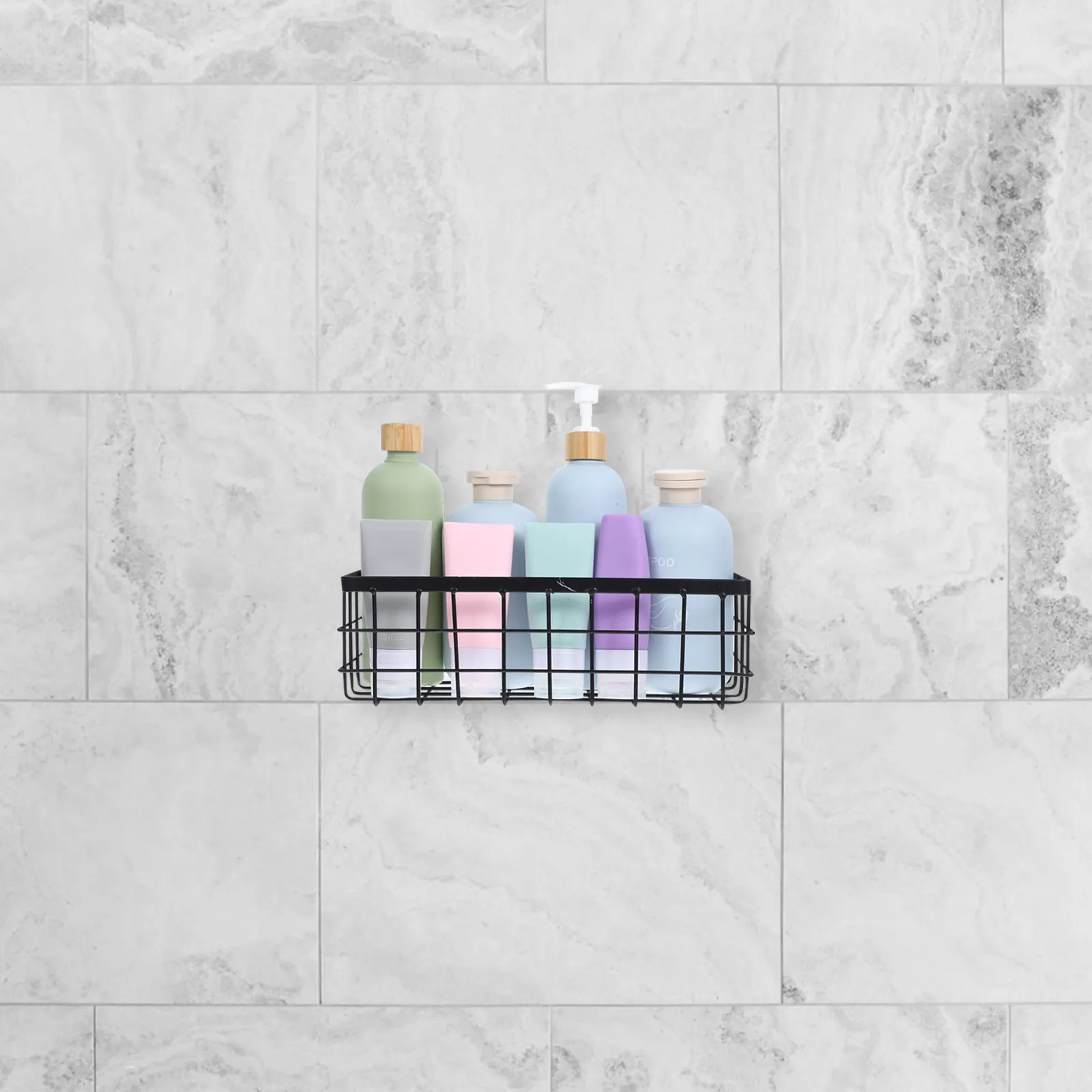 Rectangular Metal Storage Basket Premium Iron Bathroom Wall Rack Shower Organizer Holder Shelf for Toothbrush Cups Small Items
Rectangular Metal Storage Basket Premium Iron Bathroom Wall Rack Shower Organizer Holder Shelf for Toothbrush Cups Small Items