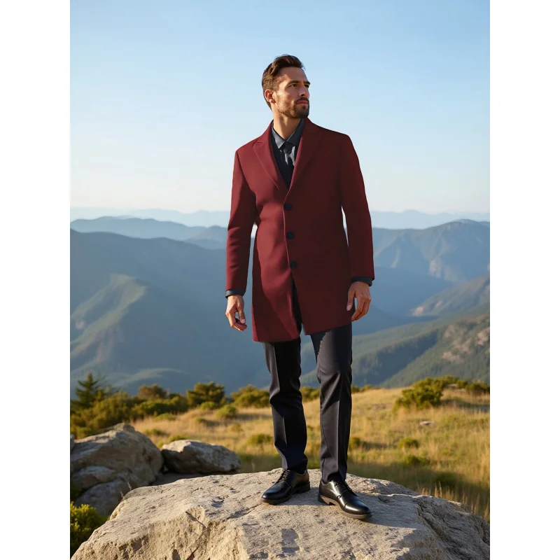 2025Trendy American Style Men's Trench Coat with Design Sense for Business Outings, Gatherings, Entertainment, and Casual Wear
2025Trendy American Style Men's Trench Coat with Design Sense for Business Outings, Gatherings, Entertainment, and Casual Wear