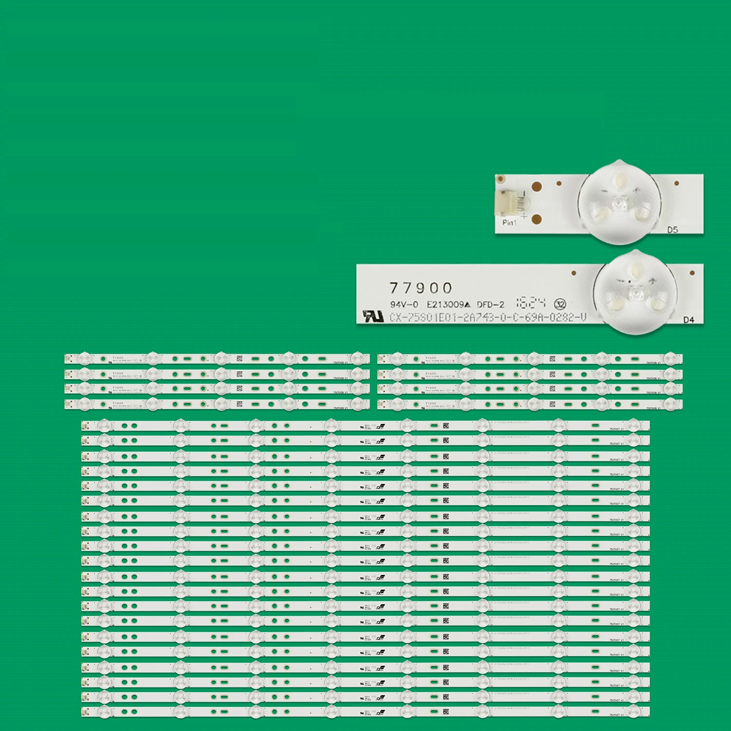 LED Backlight Strip for SONY KDL-75W809C KDL-75W857C KDL-75W859C KDL-75W850 KDL-75W855
LED Backlight Strip for SONY KDL-75W809C KDL-75W857C KDL-75W859C KDL-75W850 KDL-75W855