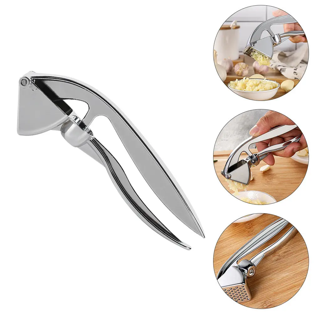1Pcs High Quality Stainless Steel Garlic Press Garlic Squeezer Masher Kitchen Tool Ginger Crusher Efficient Crushing Uniform
1Pcs High Quality Stainless Steel Garlic Press Garlic Squeezer Masher Kitchen Tool Ginger Crusher Efficient Crushing Uniform