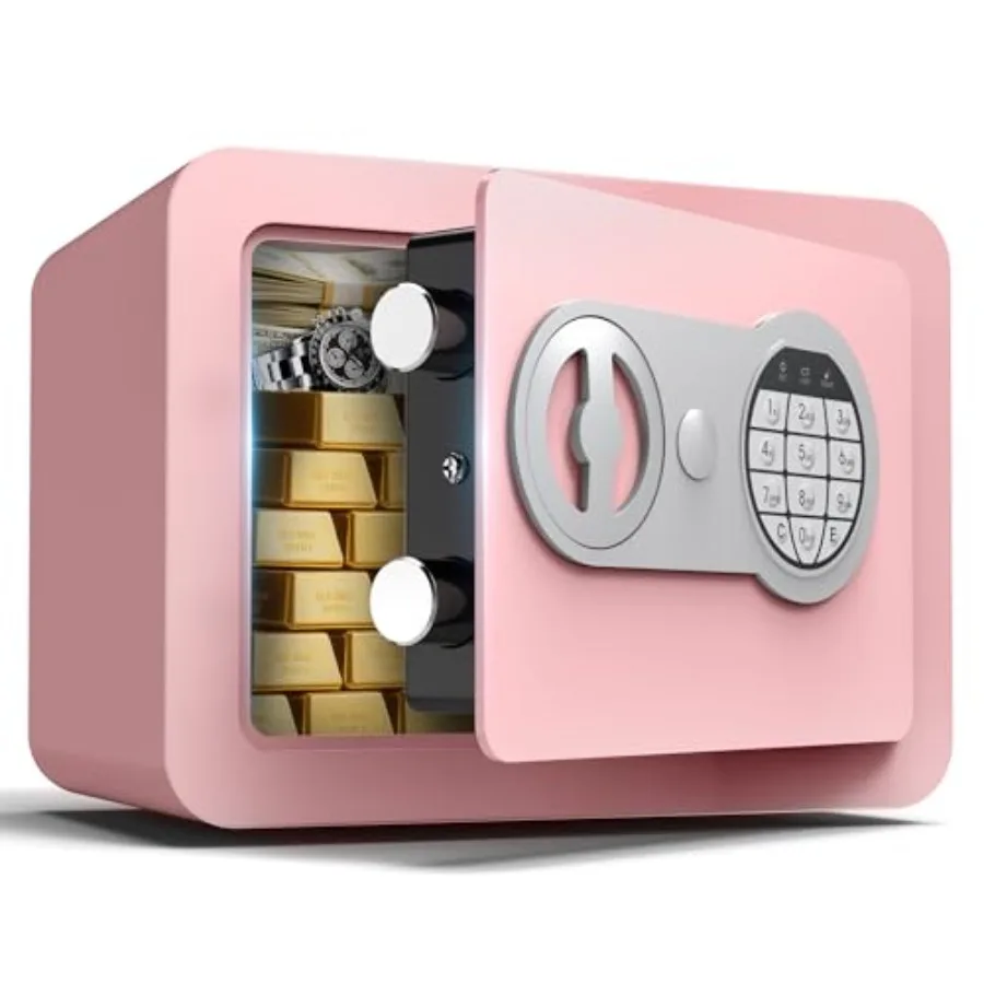 Small Safes for Home Small Safe Box Mini Safe with Coin Slot Personal Safes for Money Cash Documents Safety Box with Digital Ke
Small Safes for Home Small Safe Box Mini Safe with Coin Slot Personal Safes for Money Cash Documents Safety Box with Digital Ke