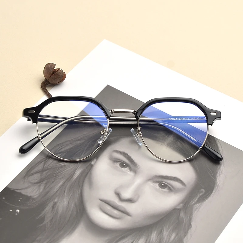 OKH Retro Anti-blue Light Glasses Classic Vintage Half Frames Anti Blue Light Blocking Computer Eyeglasses for Men
OKH Retro Anti-blue Light Glasses Classic Vintage Half Frames Anti Blue Light Blocking Computer Eyeglasses for Men