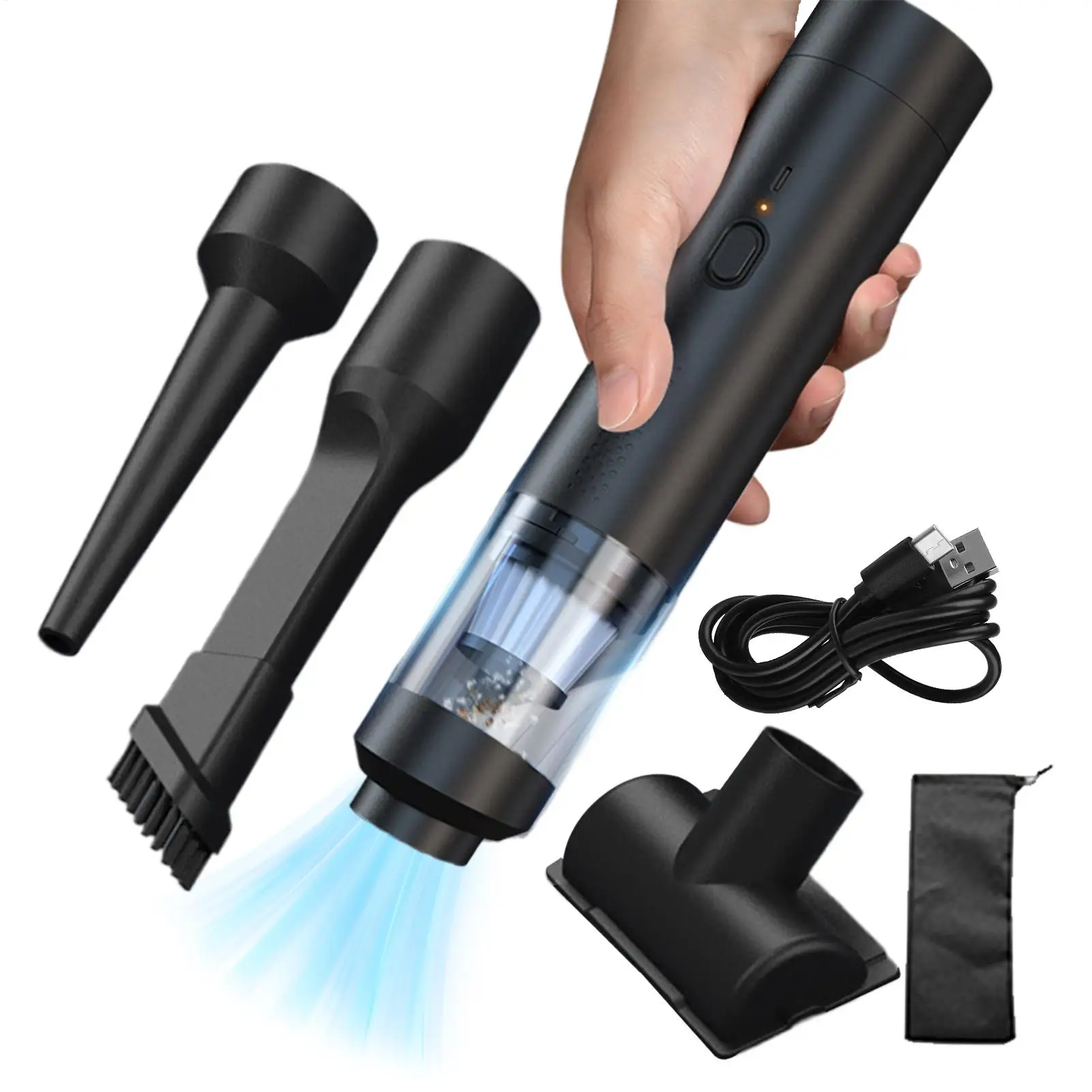 Car Vacuum 19000Pa Handheld Blow Suction Cleaner 4 In 1 Air Duster For Car Office Truck Pet Dust Floor Carpet Hair Cleaning
Car Vacuum 19000Pa Handheld Blow Suction Cleaner 4 In 1 Air Duster For Car Office Truck Pet Dust Floor Carpet Hair Cleaning