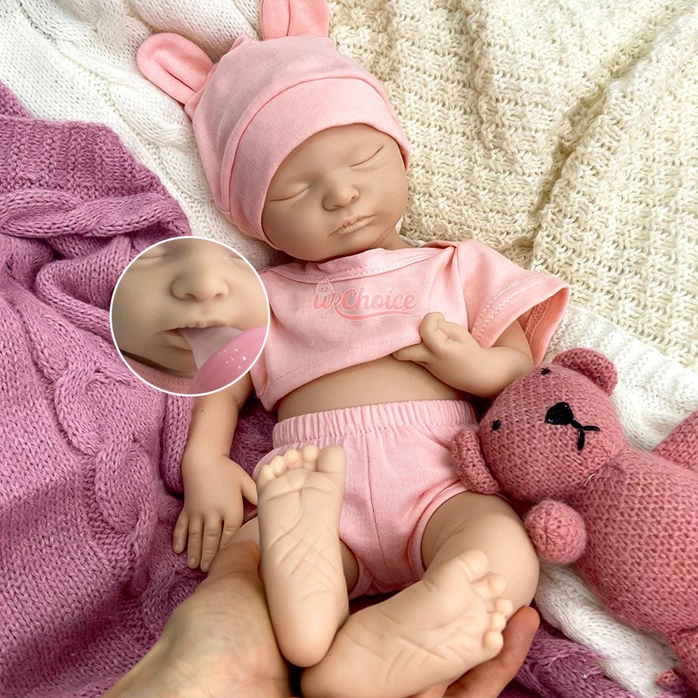 18Inch Handmade Lifelike Silicone Reborn Baby Girl Soft Unpainted Open Mouth Rebirth Doll for Artist Christmas Gift
18Inch Handmade Lifelike Silicone Reborn Baby Girl Soft Unpainted Open Mouth Rebirth Doll for Artist Christmas Gift