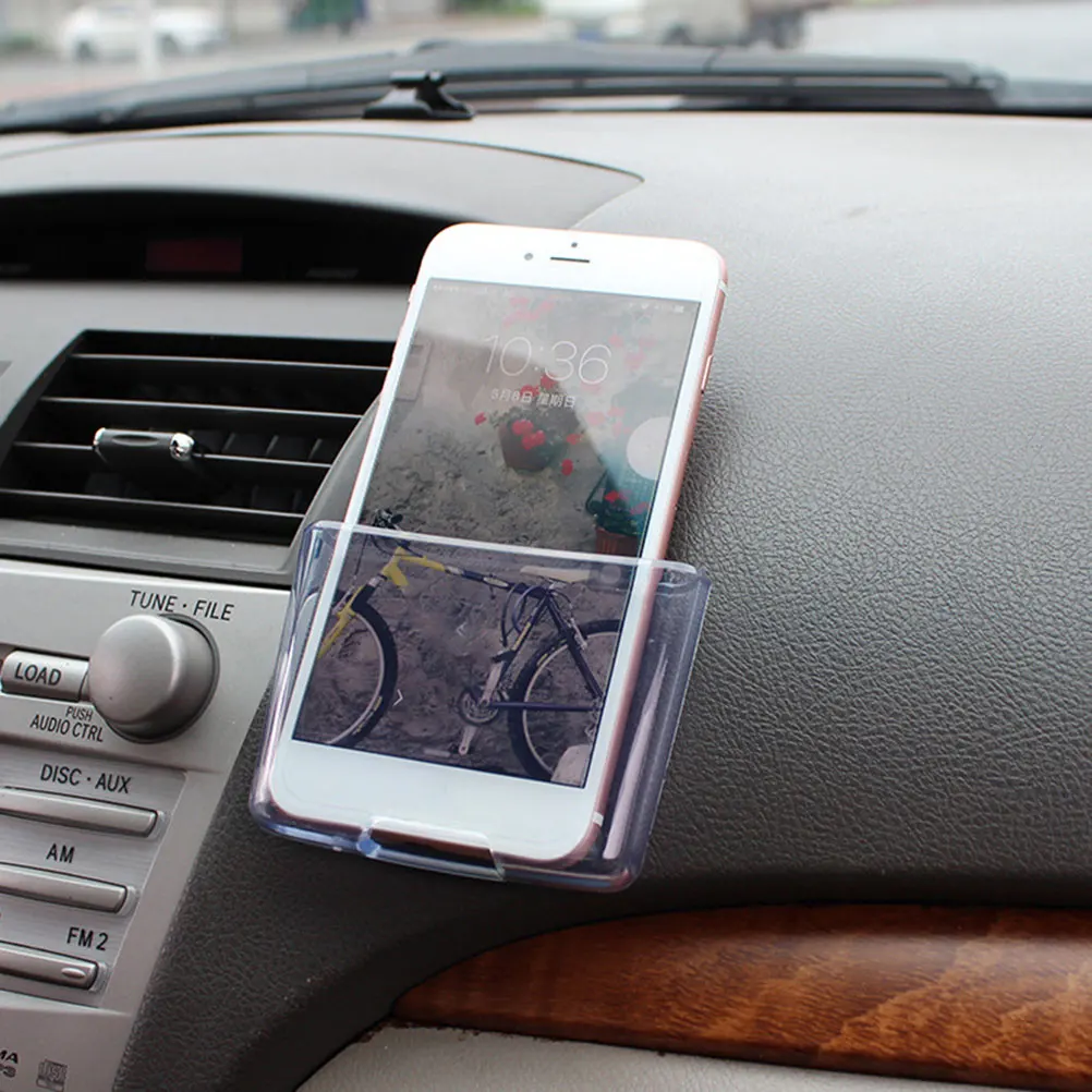 Transparent Foldable Phone Organizer Dashboard Phone Box Mountable Vehicle Case Car Storage Case Compact For Car Use
Transparent Foldable Phone Organizer Dashboard Phone Box Mountable Vehicle Case Car Storage Case Compact For Car Use