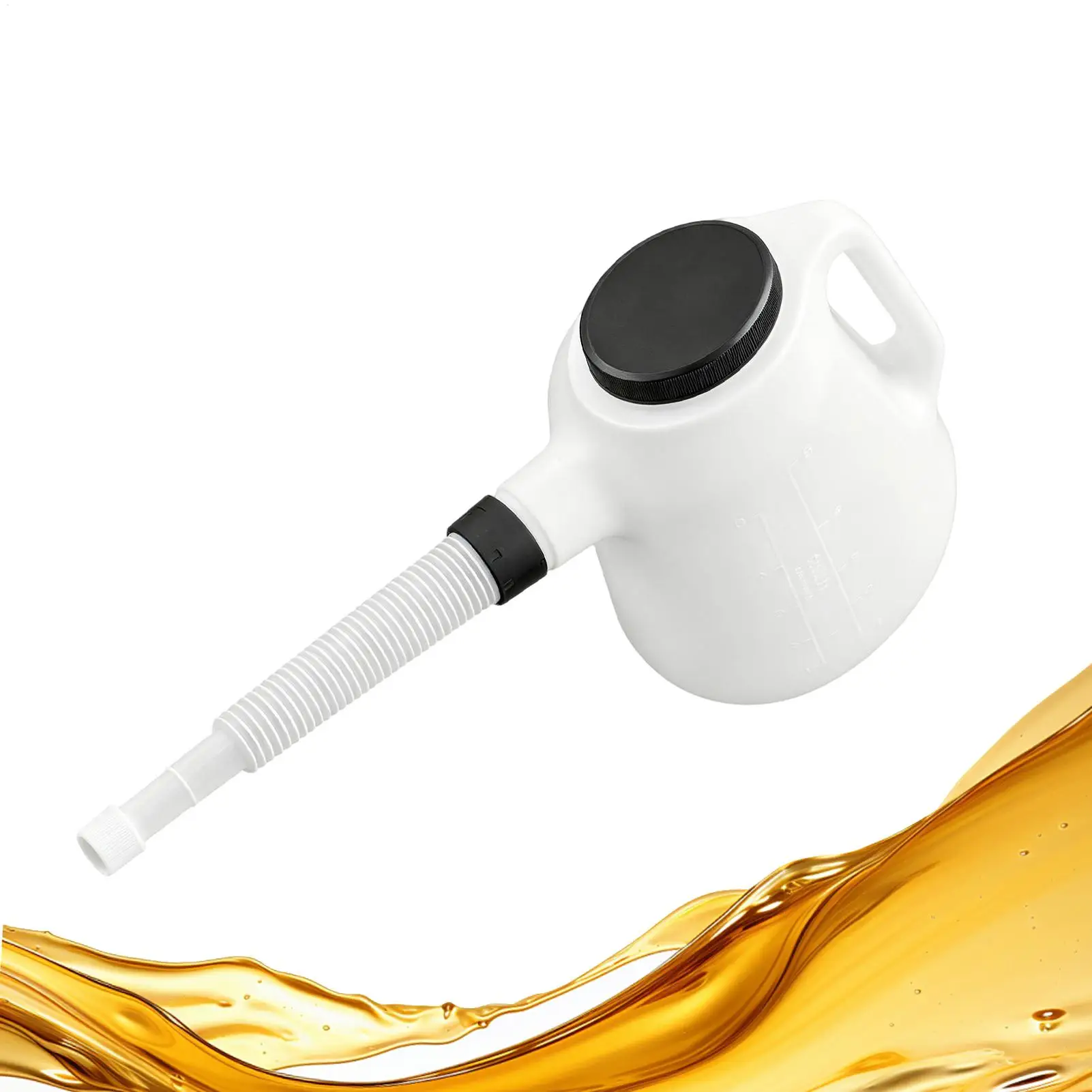 Oil Jug 5L Fluid Dispenser With Lid Oil Measuring Container For Car Engine Machine Kitchen Cooking
Oil Jug 5L Fluid Dispenser With Lid Oil Measuring Container For Car Engine Machine Kitchen Cooking