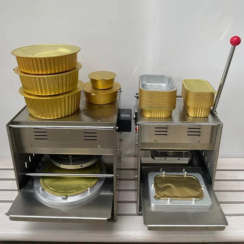 Fast Food Aluminum Foil Sealer Cup Containers Packing Machine Aluminium Foil Box Manual Sealing Machine
Fast Food Aluminum Foil Sealer Cup Containers Packing Machine Aluminium Foil Box Manual Sealing Machine