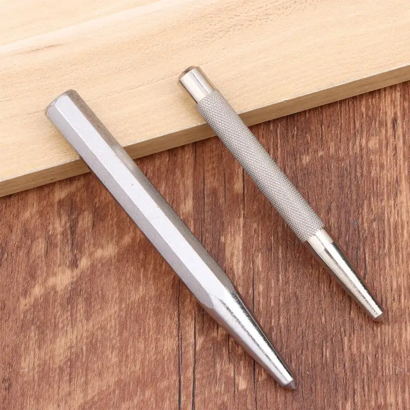 High Hardness Metal Center Punch with Non-Slip Grip, Tapered Tip Locator Marking Tool for Drilling & Machining
High Hardness Metal Center Punch with Non-Slip Grip, Tapered Tip Locator Marking Tool for Drilling & Machining